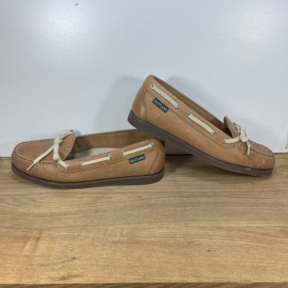 Eastland Casual Shoes Women's Yarmouth Camp Moc Leather Slip On Boat size 7.5 - Picture 8 of 12